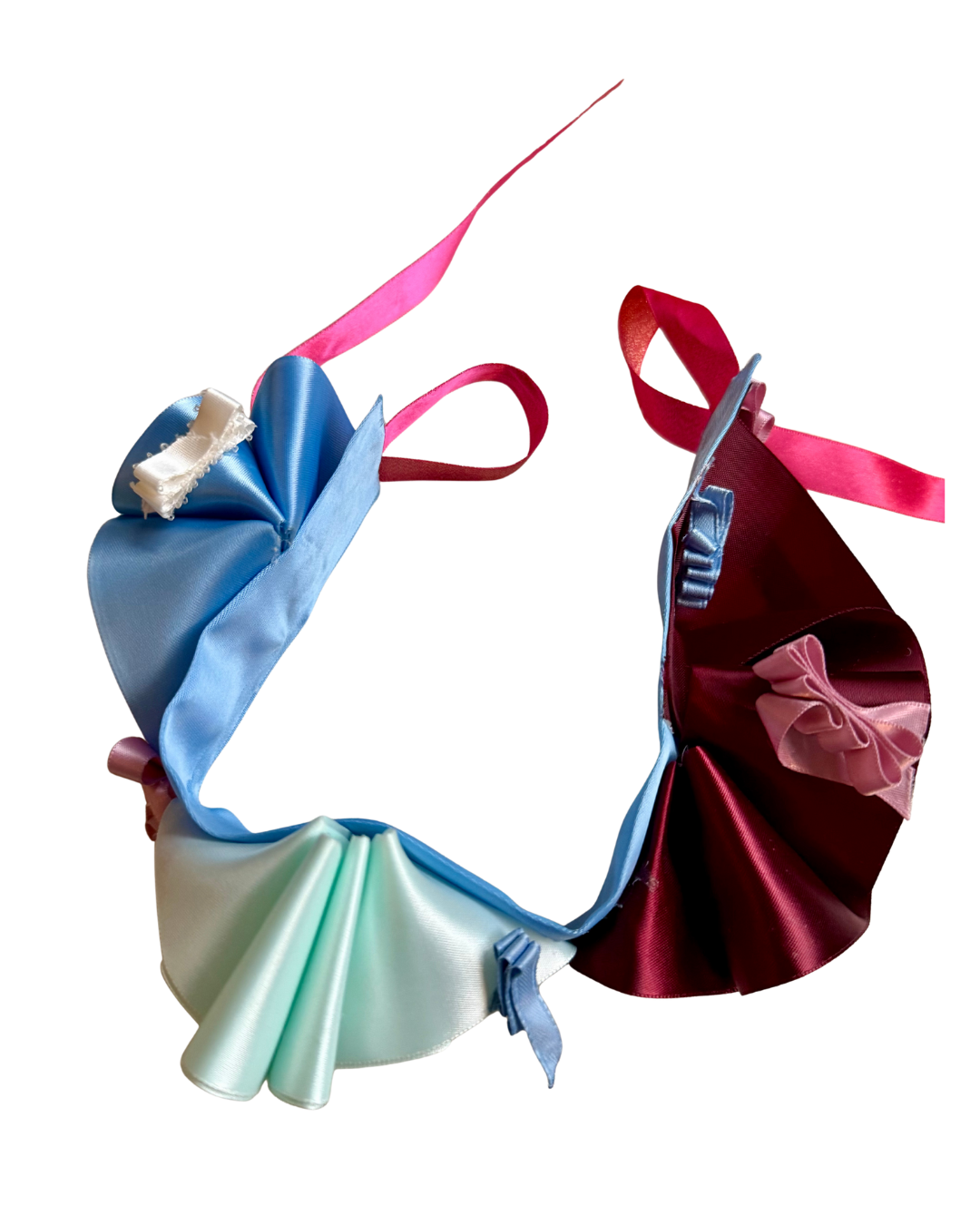Jewel Ruffle Clown Collar