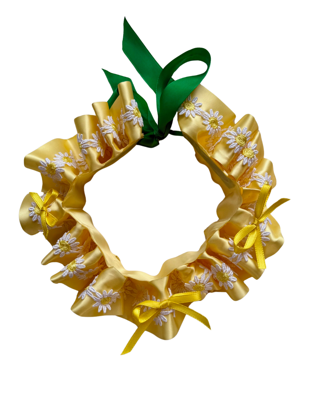 Yellow Daisy Ruffle Clown Collar