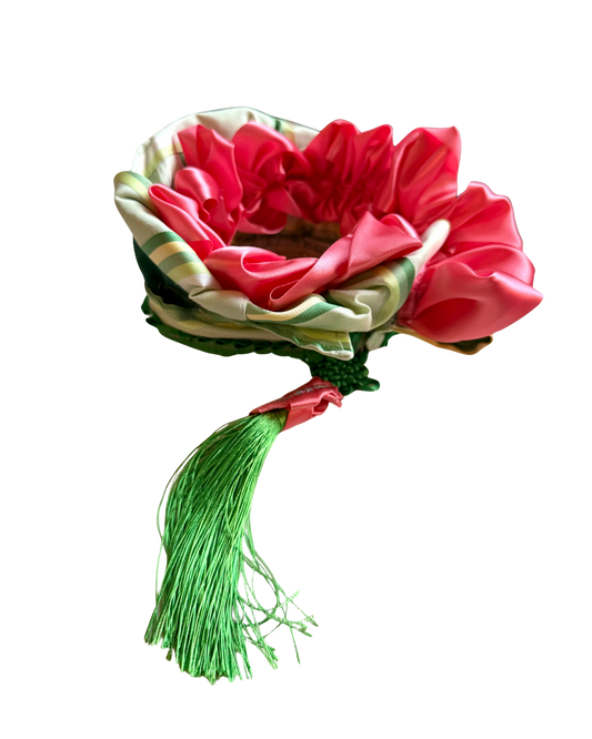 Watermelon Tassel Super Ruffle Clown Collar
